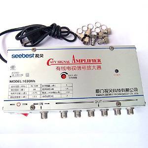Seebest 视贝 SB-1030M6 宽带有线电视信号放大器 6路/一进六出-数码影音-亚马逊中国